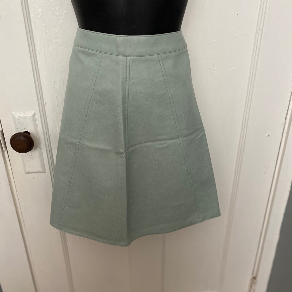 Women leather skirt